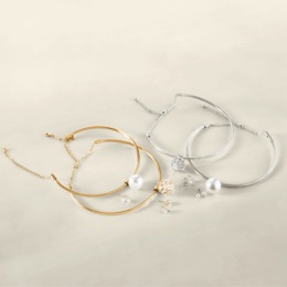 Ball Drop Choker &amp; Earring Set, , large