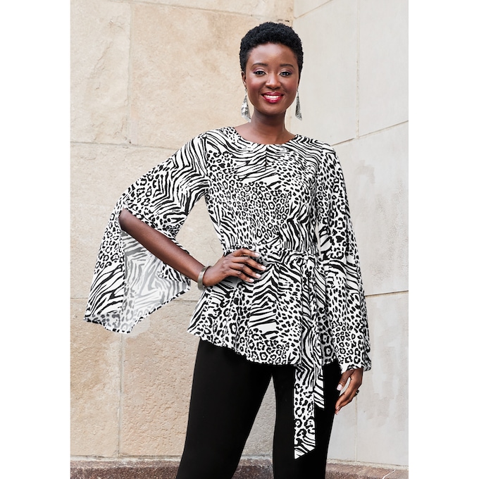 Eliza Dot Blouse, , large