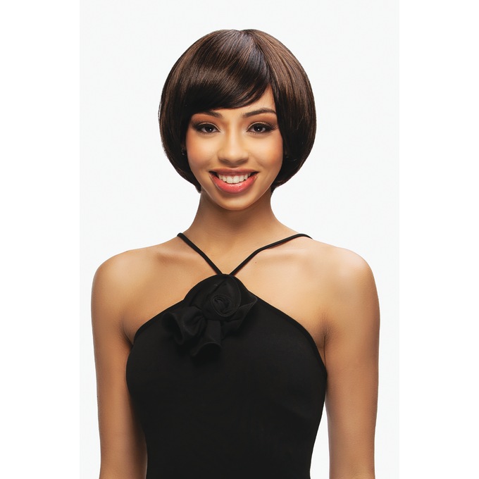Vivica Fox Lina Human Hair Wig, Off Black, large