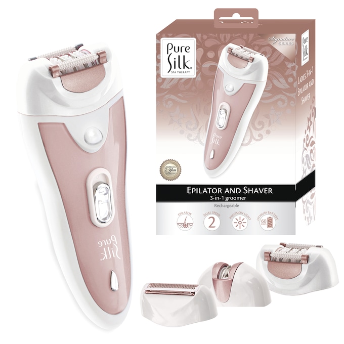 Pure Silk Ladies 3-in-1 Epilator & Shaver, , large