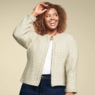 Fringe-Trim Blazer, , large