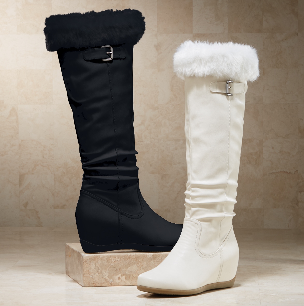 midnight velvet boots