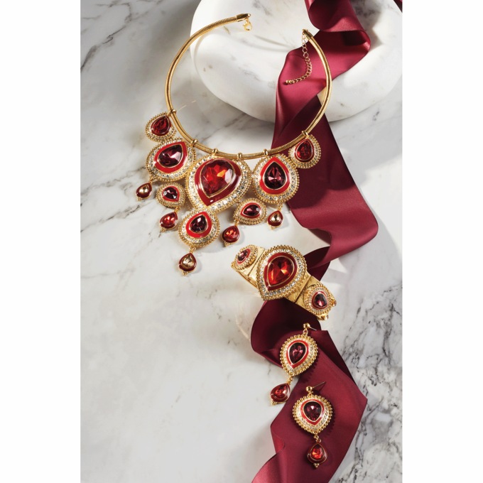 Crystal & Enamel Red Jewelry Collection, , large