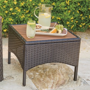 Bisbee Wicker Table, , large
