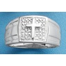 Men&#39;s Diamond Cross Ring, , large