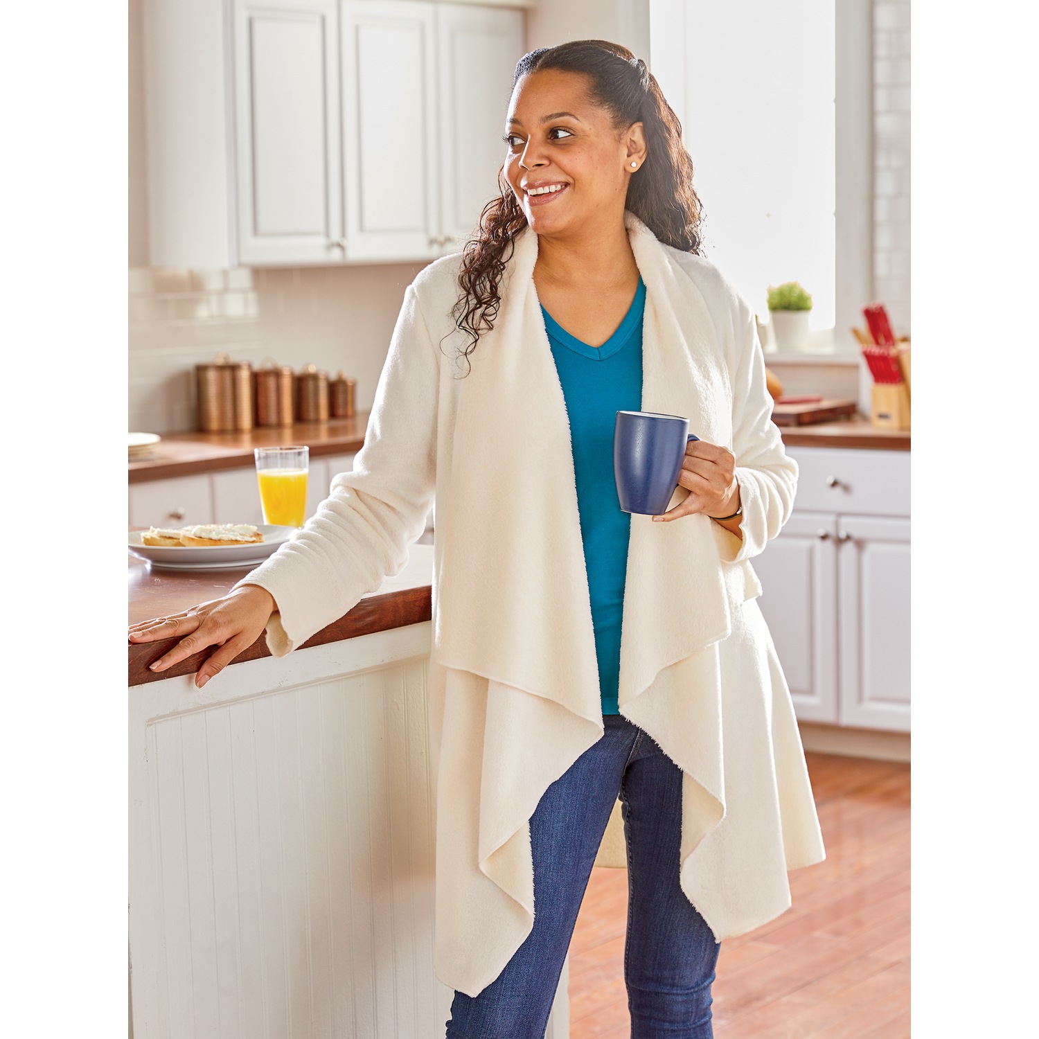 Plus size lounge cardigan deals