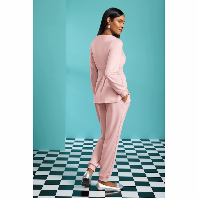 Tricia Pearl-Trim Active Set, , large