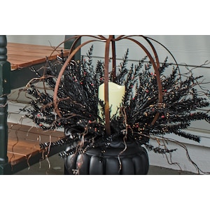 Lit Halloween Pumpkin Urn Filler, Multi, large