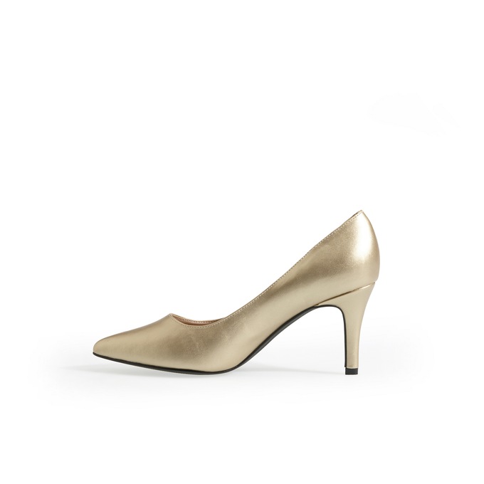 Classic Faux-Leather Pump, , large