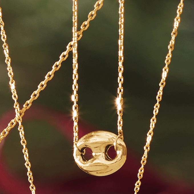 10K Gold Mariner Link Pendant, , large