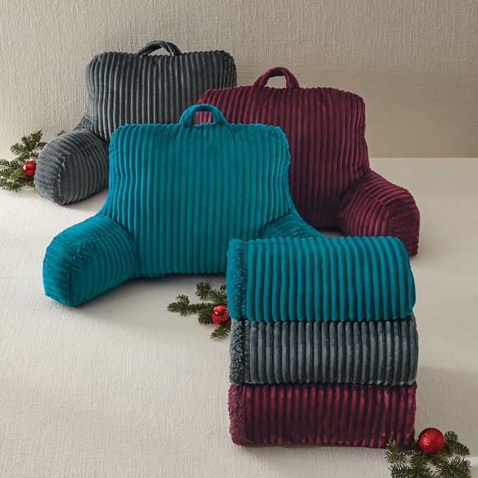Lounging Pillow & Throw Set, , large