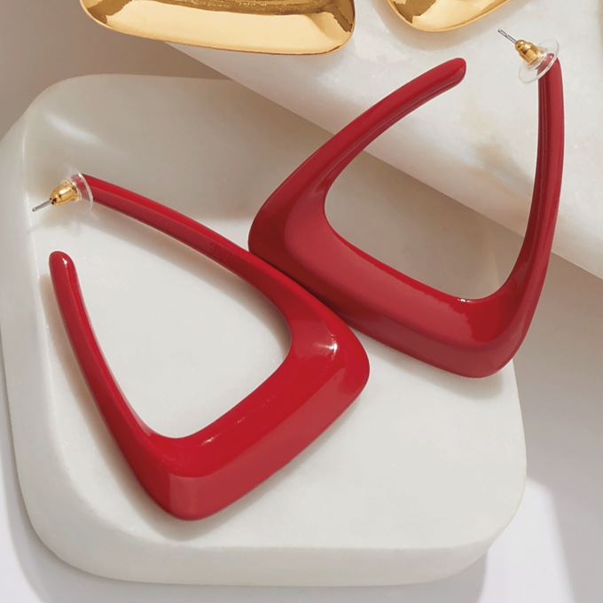Angle Color Hoops, , large