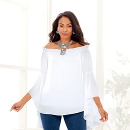 Martie Top, Ivory, large