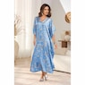 Alluring Long Caftan with V-Neck, , large