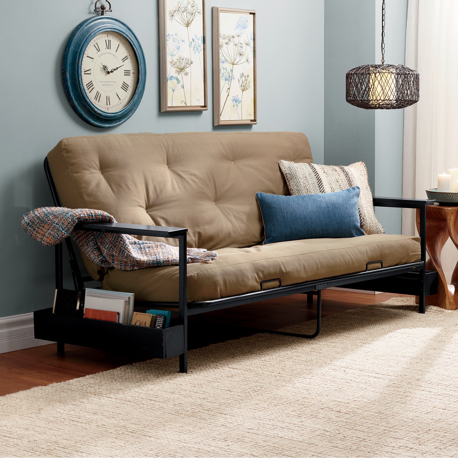 Serta Futon Mattress And Metal Futon Frame Midnight Velvet