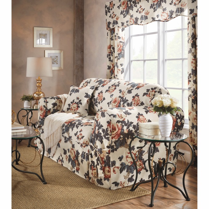 Fall Floral Pillow Cover, , large