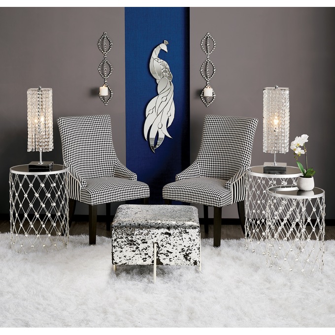 Set of 2 Crystal Tables, , large