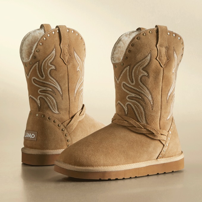 Wrangler fur lined boots outlet