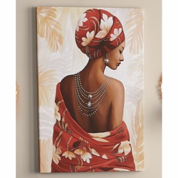 Serenity Embellished Woman Wall Art, , large