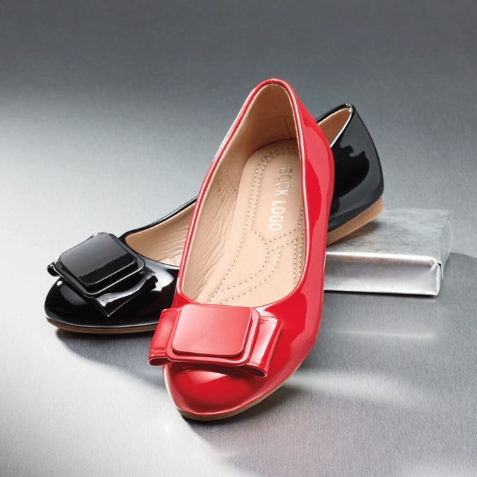 Classique Patent Bow Flat, , large