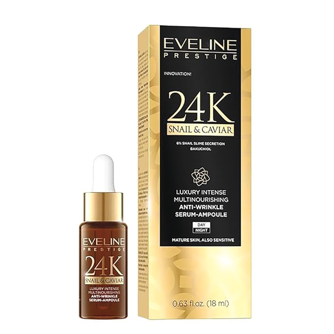 Eveline 24K Snail & Caviar Serum, , large
