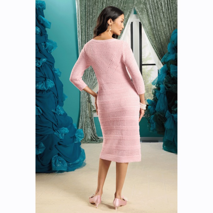 ワンピース Mistreass One-Shoulder Bloom Knit Dress One-Shoulder Bloom Knit Dress - MISTREASS