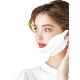 6-Pack Skin Firming Collagen &amp; Hyaluronic Acid Chin Masks, , large