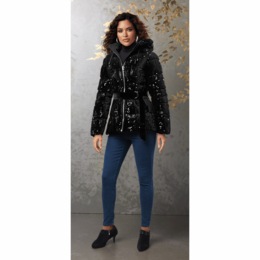 Crystal Puffer Jacket, , large