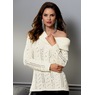 Suzie Sequin Cable Sweater, , large