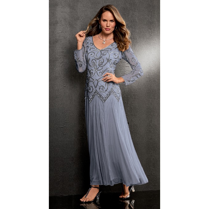 Trudie Beaded Gown, , large