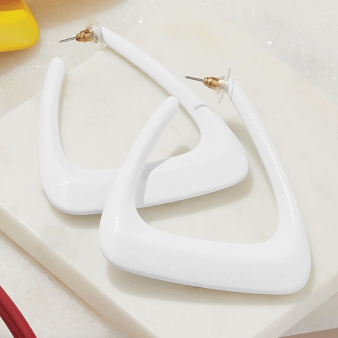 Angle Color Hoops, , large