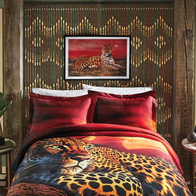 Sunset Leopard Wall Art, , large