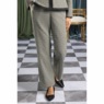 Ashton Houndstooth Sequin Flared-Leg Pant with Rhinestone Button for Women, , large