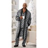 Buy Both Black White Pajamas Robe by Steve Harvey and Save, , large