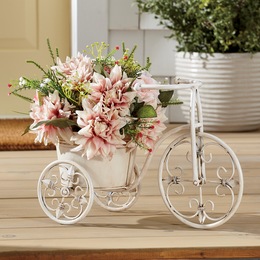 Floral Tricycle Planter, , large