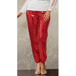 Holiday Sequin Jogger, , large