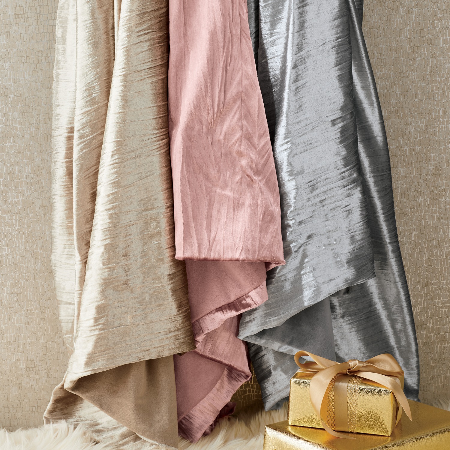 Crushed Velvet Throw Midnight Velvet