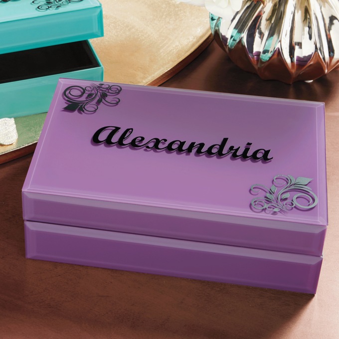 Personalized Mirrored Box, , large