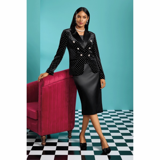 Danae Skirt Suit, , large