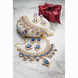 Crystal Color/Clear Necklace &amp; Earring Set, , large