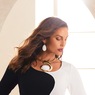 Oval Swirl Necklace and Earring Set, , large
