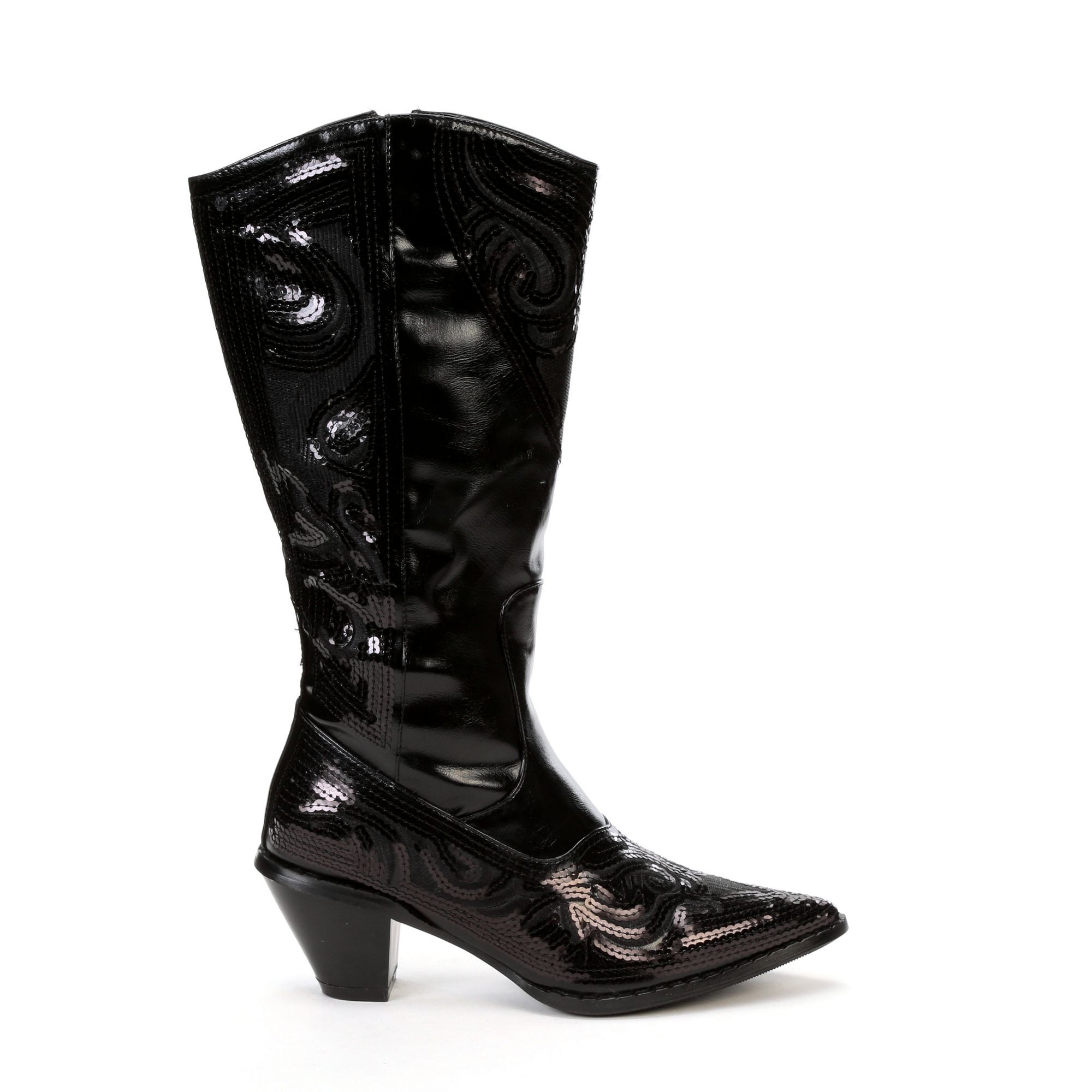 midnight velvet boots