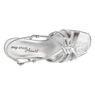 Easy Street Metallic Valorie Sandal, Silver Crinkled, large