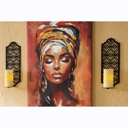 Set of 2 Lena Laser-Cut Sconces, , large