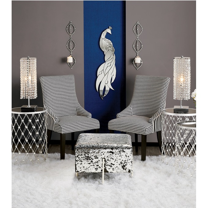 Faux-Crystal Tiered Sconce, , large