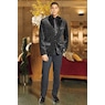  LaJuan Men&rsquo;s Diamond-Pattern Velvet Dress Jacket with Satin Trim, , large