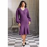 Casey Women's Sweater Dress with Ballooh Sleeves, , large