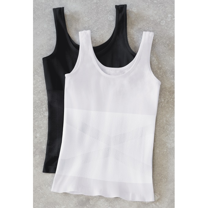 2-Pack Seamless Shaping Tanks, , large