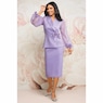 Giorgina Sheer-Sleeve Skirt Suit, , large