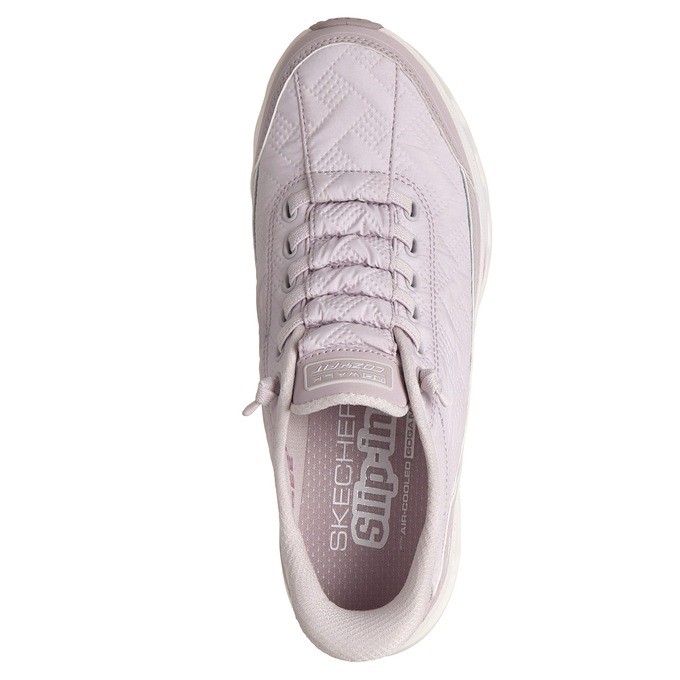 Skechers Women&rsquo;s Go Walk Glide Step 2.0 Cozy Walker Shoe, Light Mauve, large
